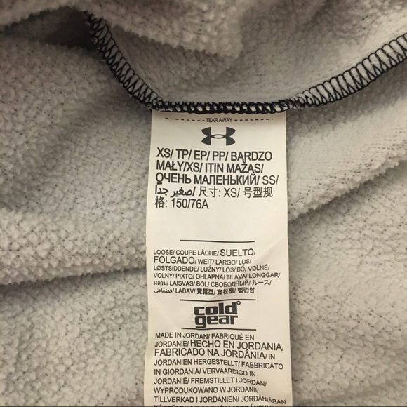 Under Armour Cold Gear Hoodie; Sz XS - Picture 5 of 8